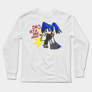 Miku Baka Ameo (Hatsune Miku) Long Sleeve T-Shirt